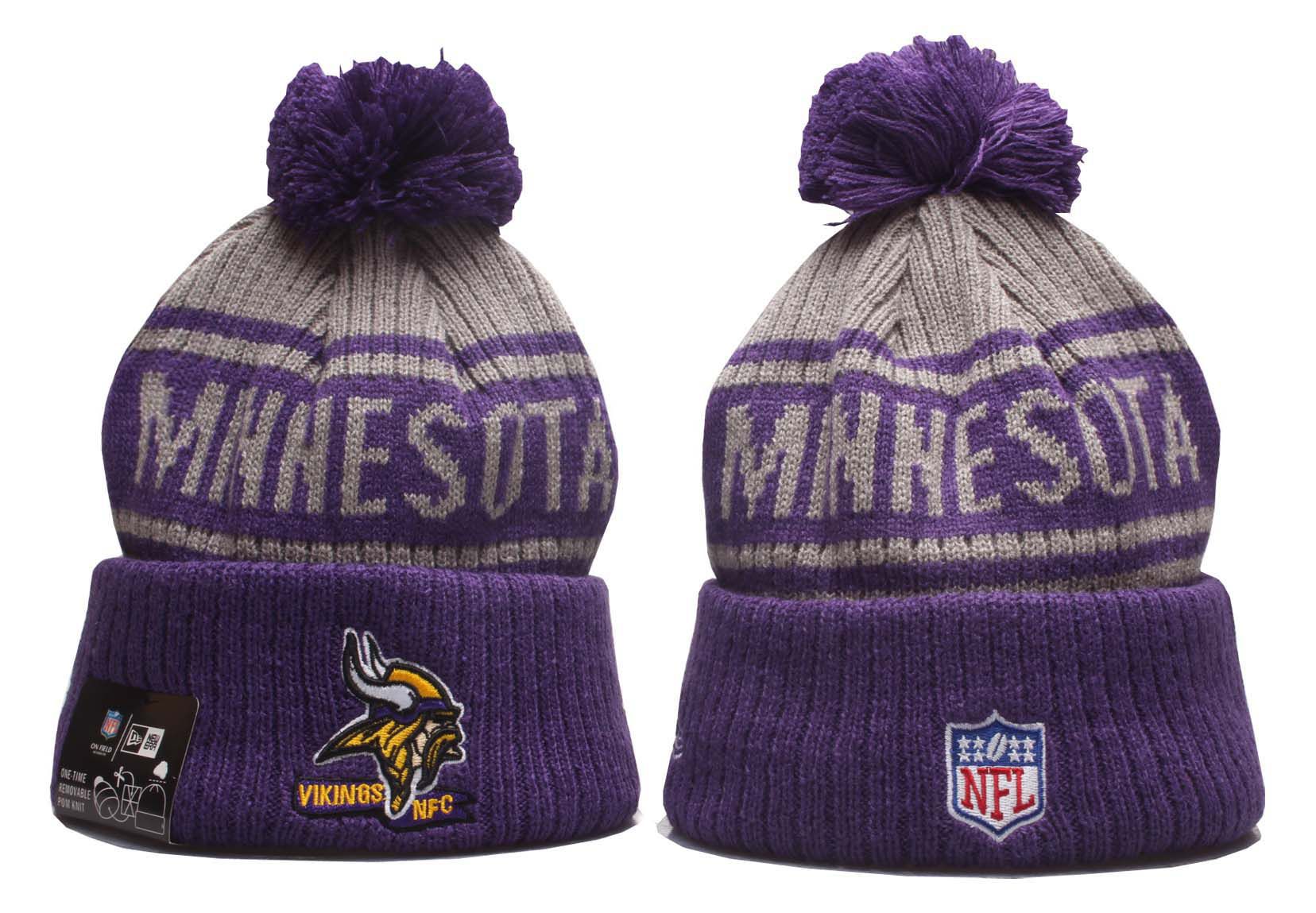 2023 NFL Minnesota Vikings beanies ypmy1